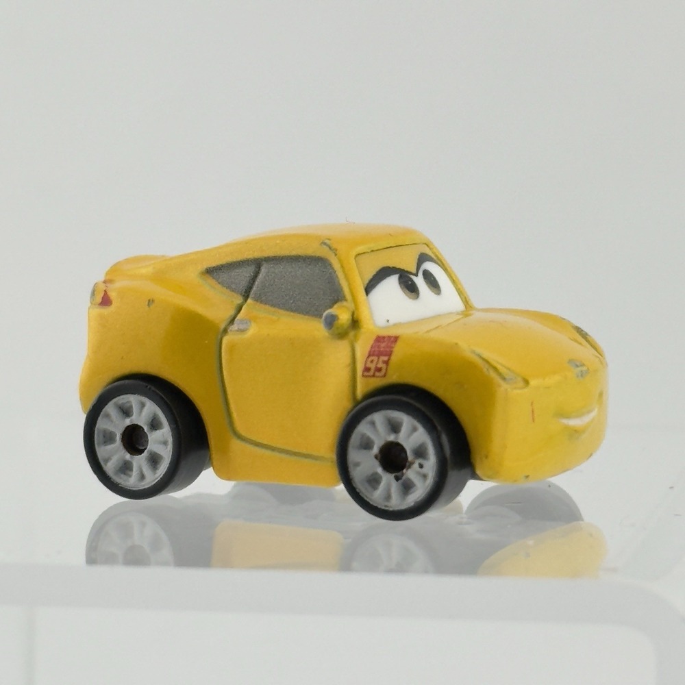 Disney Pixar Cars Mini Racers Cruz Ramirez Yellow Diecast Car Mattel FBG78 2016